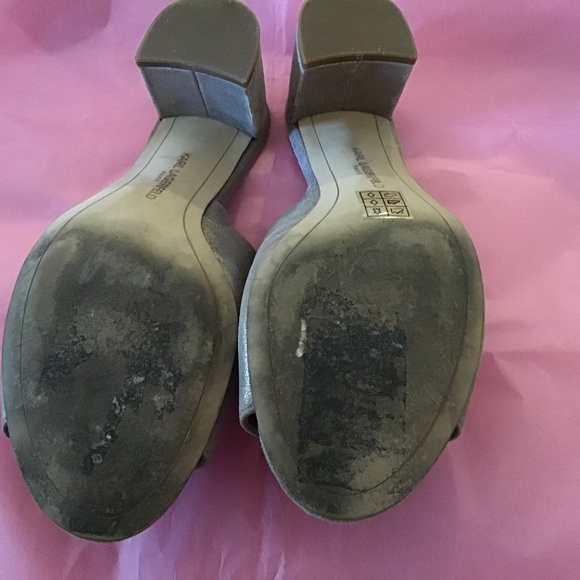 Karl Lagerfeld Paris Gold Hettie Mules 38.5 - Picture 4 of 6